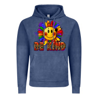 Vintage Denim Be kind pride Vintage Hoodie - FaDigitalArtStudio