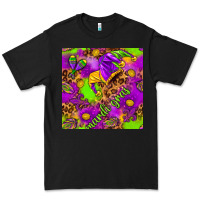 Black Mardi Gras and jester hat seamless pattern Premium Tee - HowdyJamesFarm