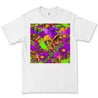 White Mardi Gras and jester hat seamless pattern Premium Tee - HowdyJamesFarm