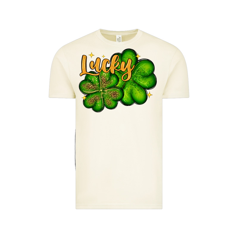 St. Patrick's Lucky And Shamrock Vintage Tee by OliviaCreatesArt | Teevron