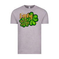 Vintage Zinc St. Patrick's Lucky and shamrock Vintage Tee - OliviaCreatesArt
