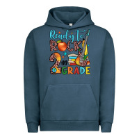 Pigment Midnight Navy ready to rock 2nd grade Urban Hoodie - JahusDesignShop