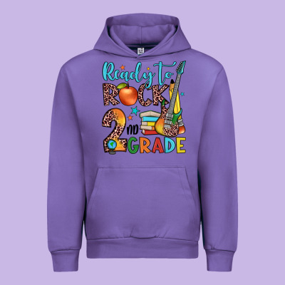 Ready To Rock 2nd Grade Urban Hoodie Designed By Jahusdesignshop
