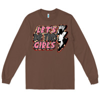 Chestnut let's do this girls soccer Long Sleeve Tee - FaDigitalArtStudio