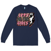 Navy let's do this girls soccer Long Sleeve Tee - FaDigitalArtStudio