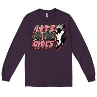Plum let's do this girls soccer Long Sleeve Tee - FaDigitalArtStudio