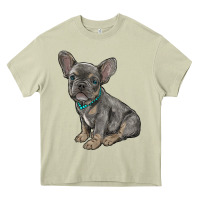 Mossy french bulldog Heavy Core Tee - RanaPortraitStore