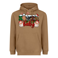 Toasted Coconut santa baby with santa and christmas tree cake Heavyweight Hoodie - AdoDesignShop