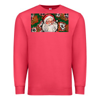 Cardinal christmas with santa Premium Sweatshirt - AdoDesignShop