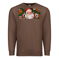 Chestnut christmas with santa Premium Sweatshirt - AdoDesignShop