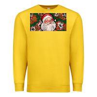 Lemon christmas with santa Premium Sweatshirt - AdoDesignShop