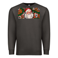 Smoke christmas with santa Premium Sweatshirt - AdoDesignShop