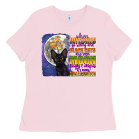 Bubblegum Pink when witches go riding Ladies Tee - CowGirlArtShop