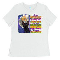 White when witches go riding Ladies Tee - CowGirlArtShop