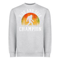 Heather Grey hide and seek champion Heavyweight Sweatshirt - DesigneFamous