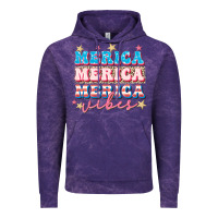 Cloud Purple Merica vibes Vintage Hoodie - FaDigitalArtStudio