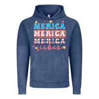 Vintage Denim Merica vibes Vintage Hoodie - FaDigitalArtStudio