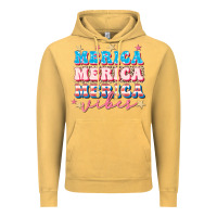 Vintage Mustard Merica vibes Vintage Hoodie - FaDigitalArtStudio