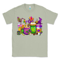 Matcha mardi gras coffee cups cowgirl Classic Tee - CowGirlArtShop
