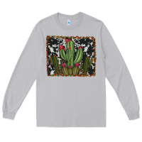 Moon Dust aztec cowhide cacti Long Sleeve Tee - RanaPortraitStore