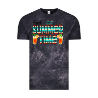 Cloud Black sweet summer time cocktail Vintage Tee - CowCowDesign