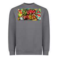 Storm summer with fruits license plate Heavyweight Sweatshirt - BarkalooDesign