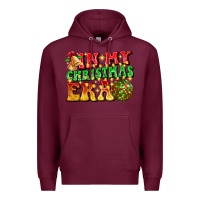 Burgundy inmy christmas era Premium Hoodie - CowhideDigitalArt
