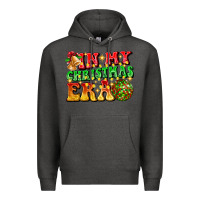 Charcoal Heather inmy christmas era Premium Hoodie - CowhideDigitalArt