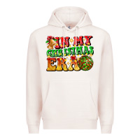Pale Pink inmy christmas era Premium Hoodie - CowhideDigitalArt