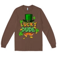 Chestnut lucky dude St. Patricks Day Long Sleeve Tee - FaDigitalArtStudio