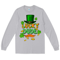Moon Dust lucky dude St. Patricks Day Long Sleeve Tee - FaDigitalArtStudio