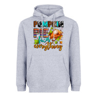 Heather Grey pumpkin pie fixes everything Heavyweight Hoodie - AdoDesignShop