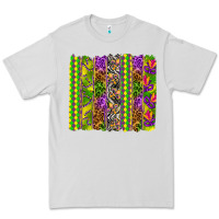 Dove Grey Mardi Gras brushstroke Premium Tee - HowdyJamesFarm