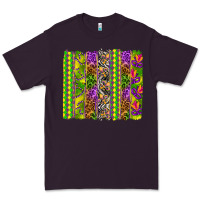 Plum Mardi Gras brushstroke Premium Tee - HowdyJamesFarm