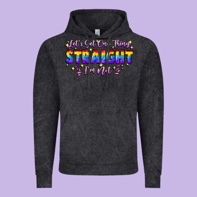 Let's Get One Thing Straight I'm Not Vintage Hoodie Designed By Fadigitalartstudio