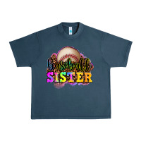 Midnight Navy baseball sister Urban Heavy Tee - OliviaCreatesArt