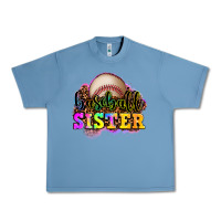 Pebble Blue baseball sister Urban Heavy Tee - OliviaCreatesArt