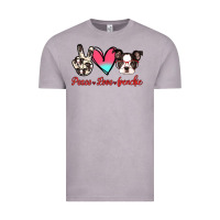 Vintage Zinc Peace Love Frenchie Vintage Tee - Jasminsmagicworld