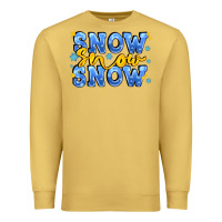 Antique Gold snow snow snow with sparkle Premium Sweatshirt - AdoDesignShop