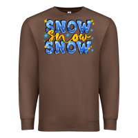 Chestnut snow snow snow with sparkle Premium Sweatshirt - AdoDesignShop