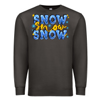 Smoke snow snow snow with sparkle Premium Sweatshirt - AdoDesignShop