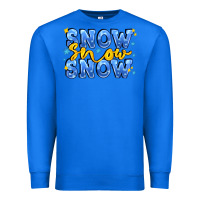 True Royal snow snow snow with sparkle Premium Sweatshirt - AdoDesignShop