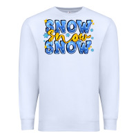 White snow snow snow with sparkle Premium Sweatshirt - AdoDesignShop