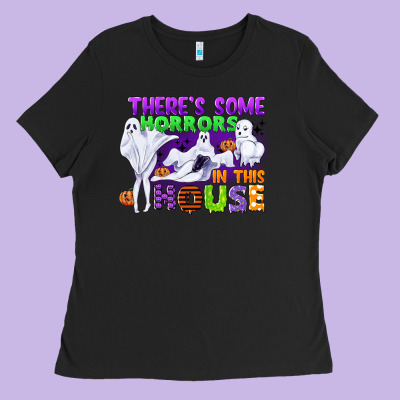 There Is Some Horrors In This House Ladies Tee Designed By Cowgirlartshop
