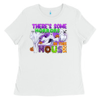 White there is some horrors in this house Ladies Tee - CowGirlArtShop
