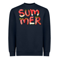 Navy summer watermelon and strawberry Heavyweight Sweatshirt - BarkalooDesign
