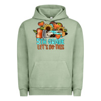 Pigment Oil Green 5th grade let's do this Urban Hoodie - JahusDesignShop