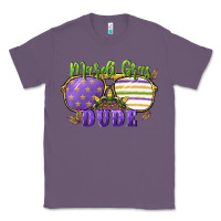 Lavender mardi gras dude Classic Tee - CowGirlArtShop
