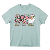 Arona Peace love pink Christmas Heavy Core Tee - NancyCooperArtShop