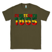 Army Green juneteenth 1865 Classic Tee - Artiststas